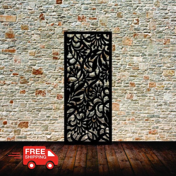 Aluminum Decor Panel Privacy Metal Privacy Screen, Fence, Decorative Panel, Wall Art, Outdoor or Indoor Metal Privacy Screen,