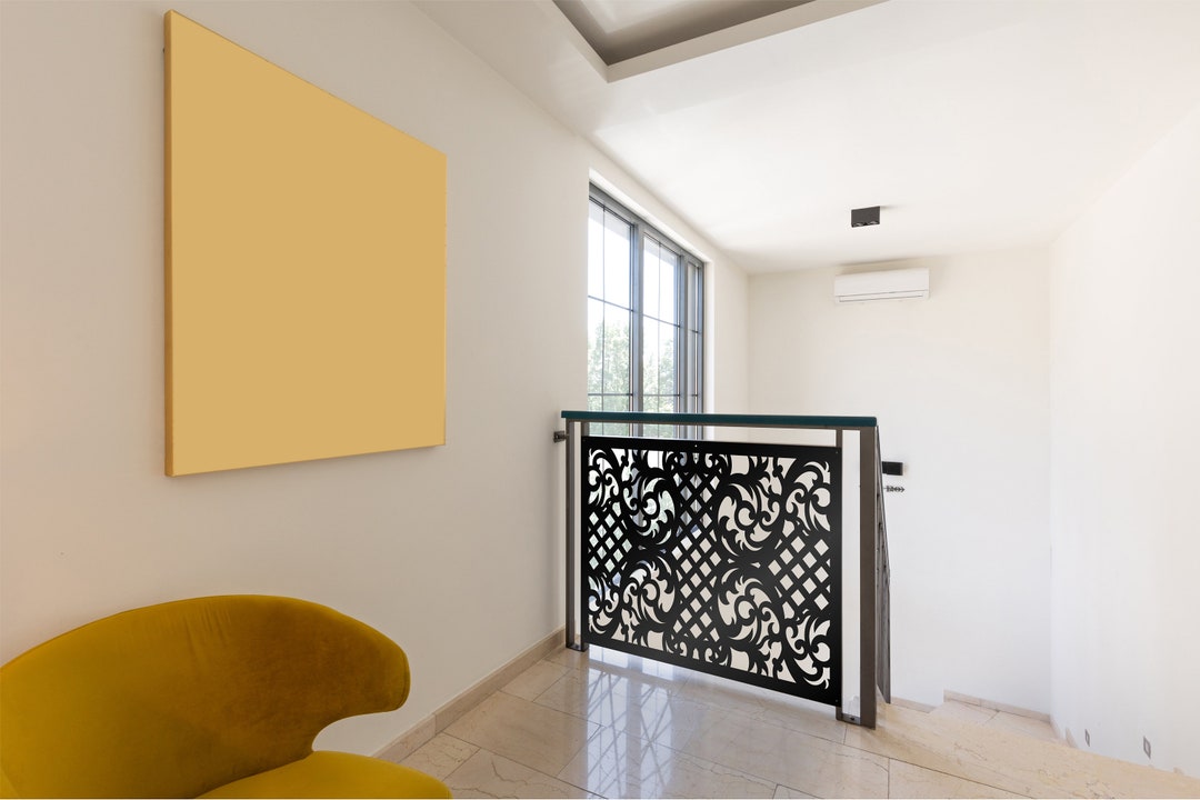 Aluminum Privacy Screen,floral Metal Art Panel, Unique Laser Cut Metal ...