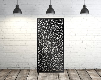 Panels and room dividers, Unique Laser Cut Metal Wall Art, Privacy Screen, Room Divider, Fence Inserts,