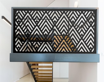 Steel Decor Panel for Outdoor, Metal Deck Screen, Privacy Screen, Patio Divider, Custom Garden Art