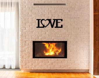 Love Metal Word Sign, Love Decor for Bedroom, Wedding Decoration, Romantic Gift