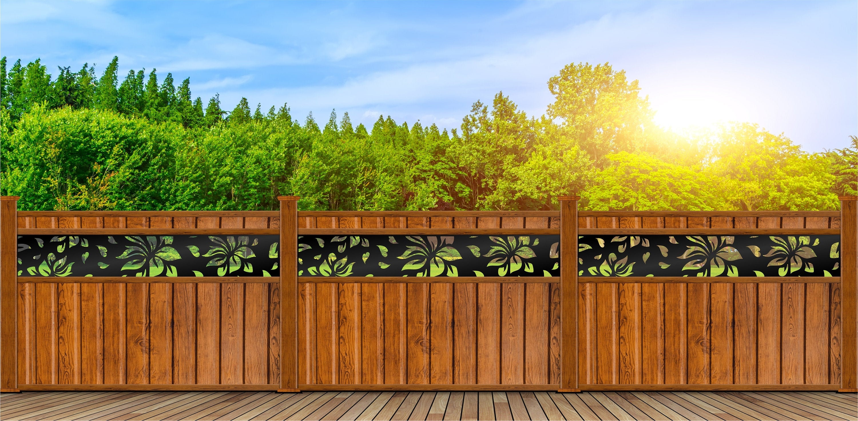 Metal Fence Panels Metal Fencing Fence Toppers Metal Etsy