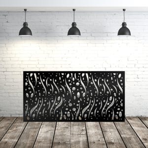 Aluminum Decor Panel Railing Panel, Balcony Insert, Deck Panel, Water Dance Panel, Staircase Design, Privacy Screen, Fence,