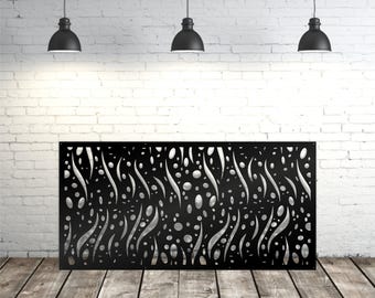 Aluminum Decor Panel Railing Panel, Balcony Insert, Deck Panel, Water Dance Panel, Staircase Design, Privacy Screen, Fence,