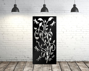 Aluminum Metal Panel Inserts,Decorative Panel Inserts, Metal Privacy Screen, Metal Panels, Fence, Decorative Panel, Wall Art,