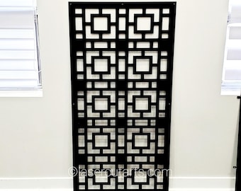 Aluminum Decor Panel Home Decor Privacy Screen Metal Garden Fence Topper Decor Art Metal Privacy Screen,