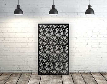 Aluminum Decor Panel Home Decor Metal Privacy Screen Room Divider Andesite Flower Panel Metal Privacy Screen,