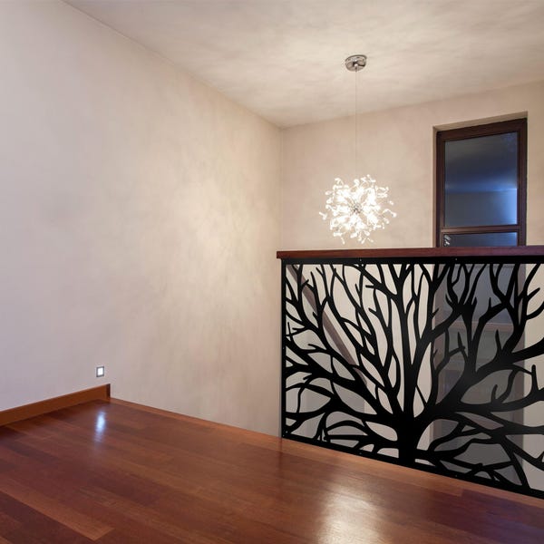 Aluminum Tree Privacy Panel, privacy screen, privacy screen indoor, metal screen panel, metal decorative panel, Decorative Panel, Wall Art