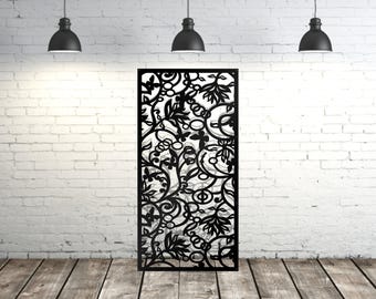 Aluminum Decor Panel Butterflies privacy panel, Metal Privacy Screen, Fence, Decorative Panel, Wall Art,