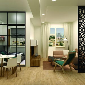 Aluminum Decor Panel Custom Metal Art Circle Ornament Privacy Panel Outdoor/Indoor Living Custom room divider, Lasercutarts, image 5