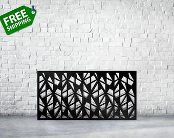 Privacy Metal Screen Panel Room Divider, Laser Cut Privacy Screen, Decorative Separator, Privacy Divider