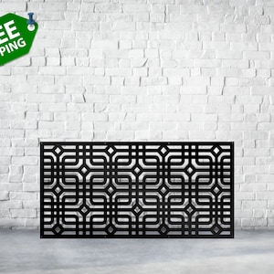 Steel Decor Panel, Laser Cut Privacy Metal Screen Panel, Room Divider Screen,