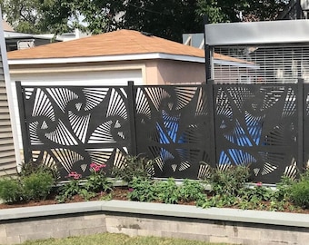 Aluminum Decor Panel Custom Powder Coated Screen Metal Privacy Screen Room Divider Metal Privacy Screen,  home decor panel