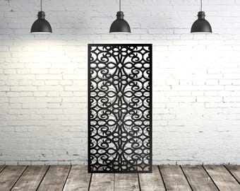 Aluminum Privacy Screen,Metal Panel Inserts, Decorative Panel Inserts, Metal Privacy Screen,Metal Panels, Interior/Exterior Railing Inserts