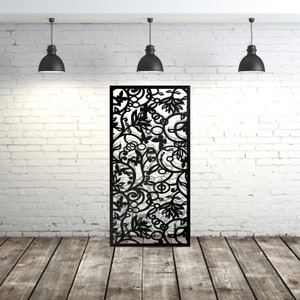 Aluminum Decor Panel Butterflies privacy panel, Metal Privacy Screen, Fence, Decorative Panel, Wall Art,