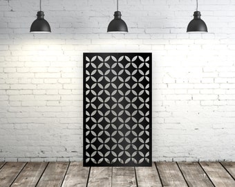 Aluminum Decor Panel Metal Privacy Screen, Fence, Decorative Panel, Wall Art, Lasercutarts Metal Privacy Screen,