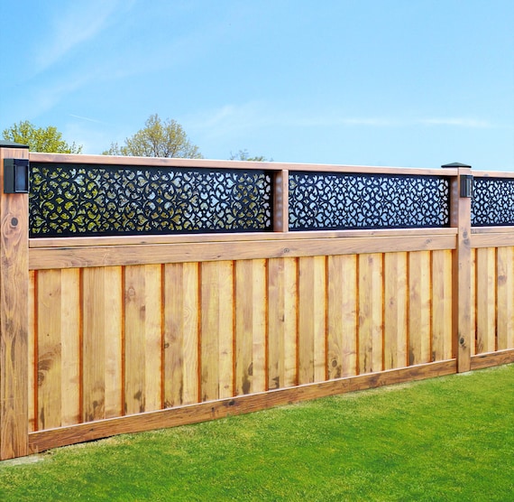 Aluminum Fence Topper Fencing Trellis Fence Toppers Metal