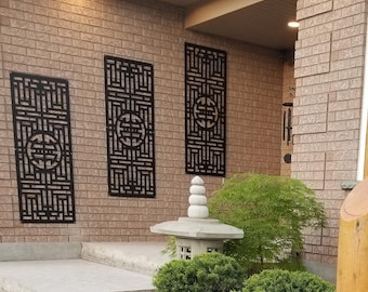 Aluminum Decor Panel Home Decor Decorative Panel Custom Designed Metal Panel, Privacy Screen Metal Garden Fence,