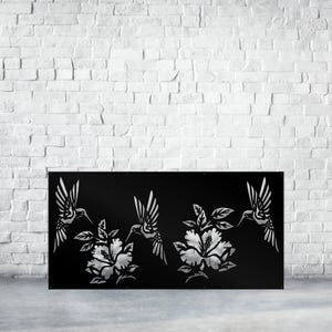 Humming Bird Aluminum Panel, Balcony Insert,  Staircase Design, Privacy Screen, Fence,  Metal Railing Panel,