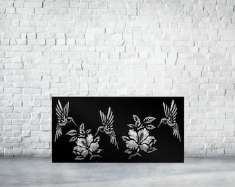 Steel, Humming Bird Panel, Balcony Insert, Deck Panel, Staircase Design, Privacy Screen, Fence,  Metal Railing Panel,