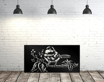 Aluminum Decor Panel Home Decor Railings Robin privacy panel, Metal Privacy Screen, Fence, Decorative Panel, Wall Art,