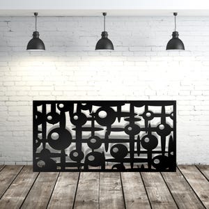 Aluminum Decor Panel Abstract Panel Art, Metal Privacy Screen, Home Fence Panels, Shan Panel Wall Decor