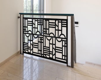 Aluminum Decor Panel Decorative Screen Privacy Screen Metal Garden Fence Topper Decor Art,