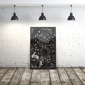 Aluminum Decor Metal Outdoor Privacy Screen Panels / Flower Bouquet Privacy Panel Outdoor/Indoor Living Metal Privacy Screen,