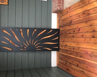 Aluminum Decor Panel Railing Custom Panels, Room Divider, Sun Privacy Panel, Outdoor Privacy Screen