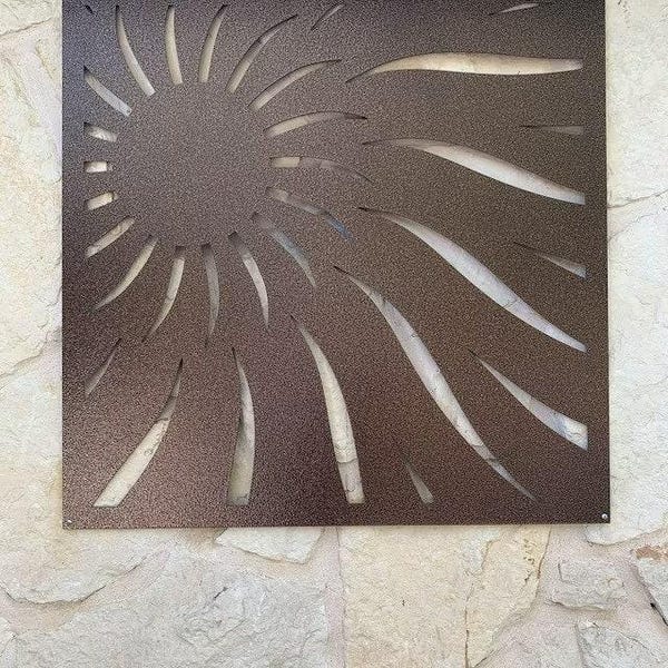 Aluminum Decor Panel Railing Custom panels /  Room divider / Sun Privacy Panel Outdoor/Indoor Living Metal Privacy Screen,