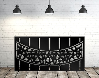 Aluminum Decor Metal Privacy Screen, Laser Cut Decorative Aluminum Privacy Panel Metal Fencing, Aluminum Universal Fence Post,