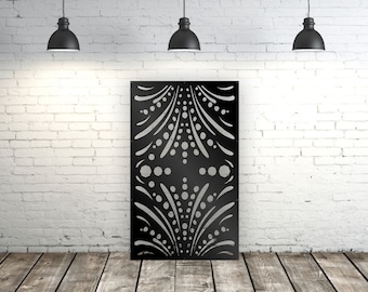 Aluminum New Year's gift,Home Decor, Metal Privacy Screen, Hanging Room Divider Partitions Panel Screen Metal Privacy Screen,