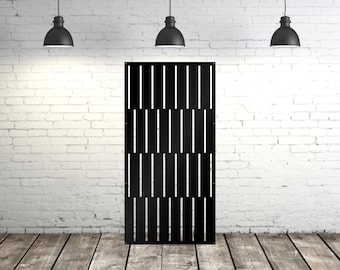 Aluminum Decor Panel Outdoor/Indoor Modern Room divider, Hinged Privacy Panel, Custom Room partition,