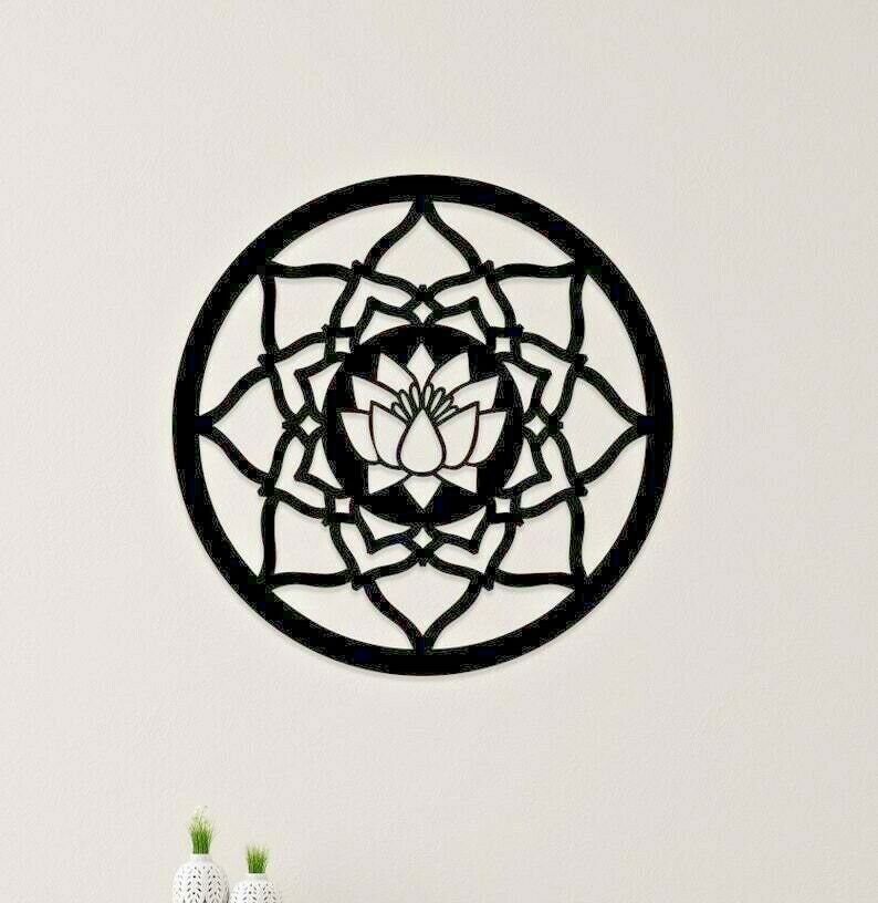 Metal Wall Art Metal Mandala Wall Art Metal Wall Decor Etsy