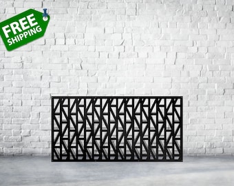 Laser Cut Metal Screen Panel, Decorative Privacy Screen, Room Divider, Home Decor Separator, Privacy Partition