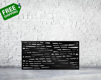 Galvanized steel wall decor, outdoor wall decor, home decor, metal, modern home decor, metal decor,