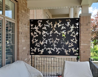 Aluminum Maple Leaf Maple Leaves Room Divider Metal Privacy Screen Metal Privacy Panels Metal Privacy Screen, home decor