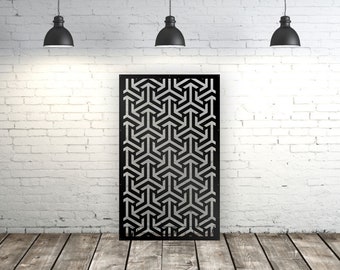 Aluminum Decor Panel Home Metal Privacy Screen, Laser Cut, Decorative Steel Privacy Panel Metal Fencing Metal Privacy Screen,