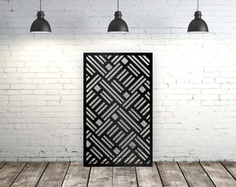 Aluminum Decor Gift Railing Metal Privacy Screen, Decorative Panel, Outdoor Garden Fence Art Metal Privacy Screen,