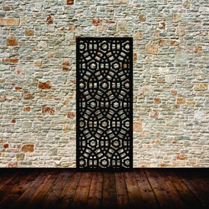 Aluminum Decor Panel Custom Metal Art Circle Ornament Privacy Panel Outdoor/Indoor Living Custom room divider, Lasercutarts, image 4