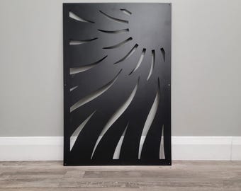 Sun aluminum decor panel, aluminum privacy screen, privacy screen indoor, metal screen panel