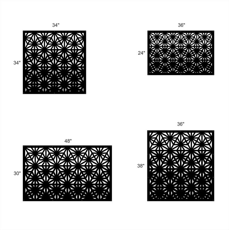 Metal Panel Inserts, Decorative Panel Inserts, Metal Privacy Screen ...