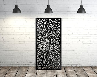 Panels and room dividers, Unique Laser Cut Metal Wall Art, Privacy Screen, Room Divider, Fence Inserts,