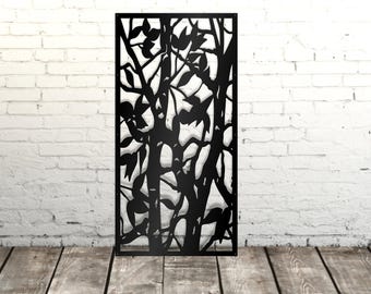 Aluminum Decor Panel Home DecorMetal Privacy Screen, Fence, Decorative Panel, Wall Art,Outdoor or Indoor Metal Privacy Screen,