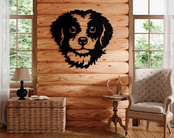 Unique Dog Metal Wall Art, Sleeping Line Art Dog Sculpture, Pet Lover Decor, Large Dog Wall Decor, Dog Lovers Gift