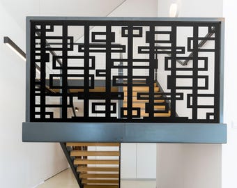 Steel Metal Privacy Screen Wall Art, Outdoor Garden Panel, Restaurant Decor, Customized Fence