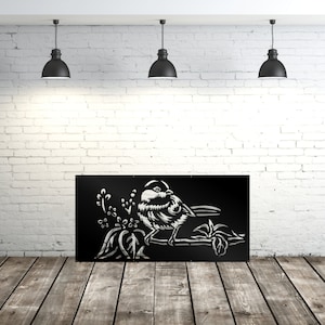 Aluminum Decor Panel Home Decor Railings Robin privacy panel, Metal Privacy Screen, Fence, Decorative Panel, Wall Art,