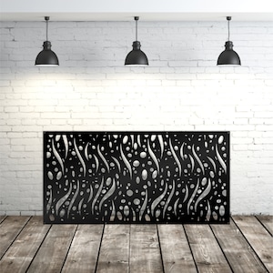 Aluminum Decor Panel Railing Panel, Balcony Insert, Deck Panel, Water Dance Panel, Staircase Design, Privacy Screen, Fence,