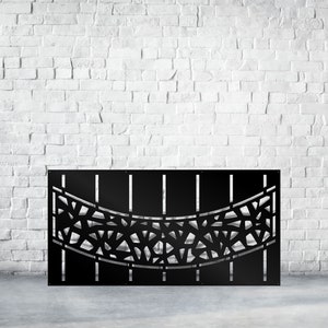 Steel Metal Railing Panel, Laser Cut Decorative Steel Privacy Panel Metal Fencing,Hanging Room Divider Partitions Panel Screenmothers Day