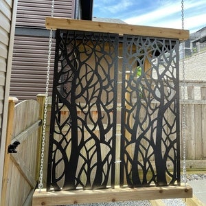 Aluminum Decor Panel gift,Branch metal privacy screen outdoor, aluminum privacy screen, privacy screen indoor, metal screen panel, Tree,